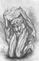 Michael Hensley Drawings, Male Form 33